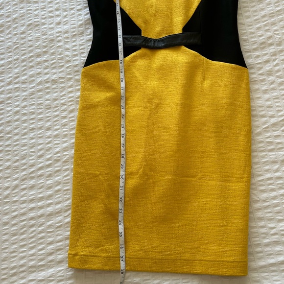 NWOT Women’s Yellow Black Sleeveless Buchanan Kang Dress - Sz 12 - Picture 14 of 16